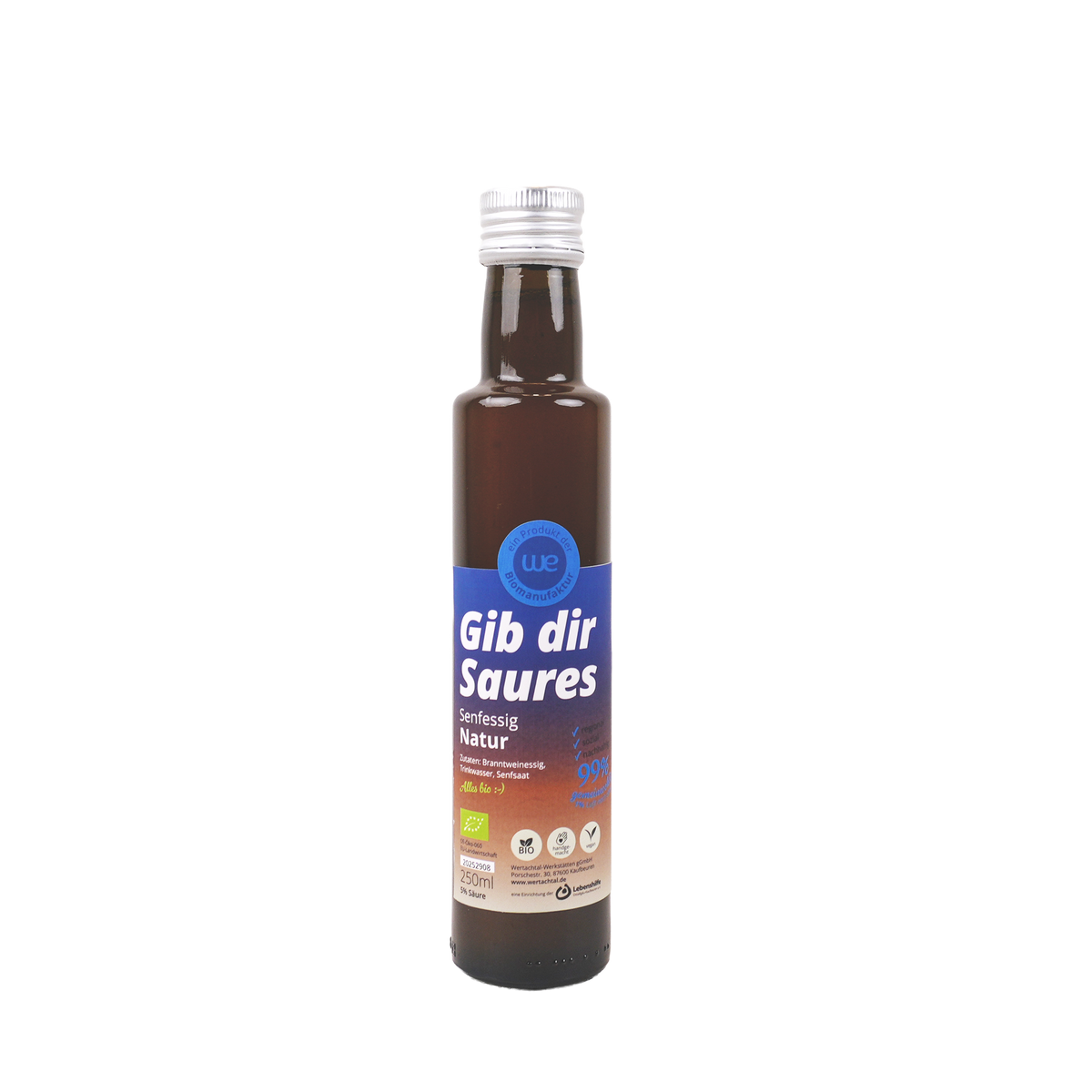 Senfessig Natur 5% Säure Bio