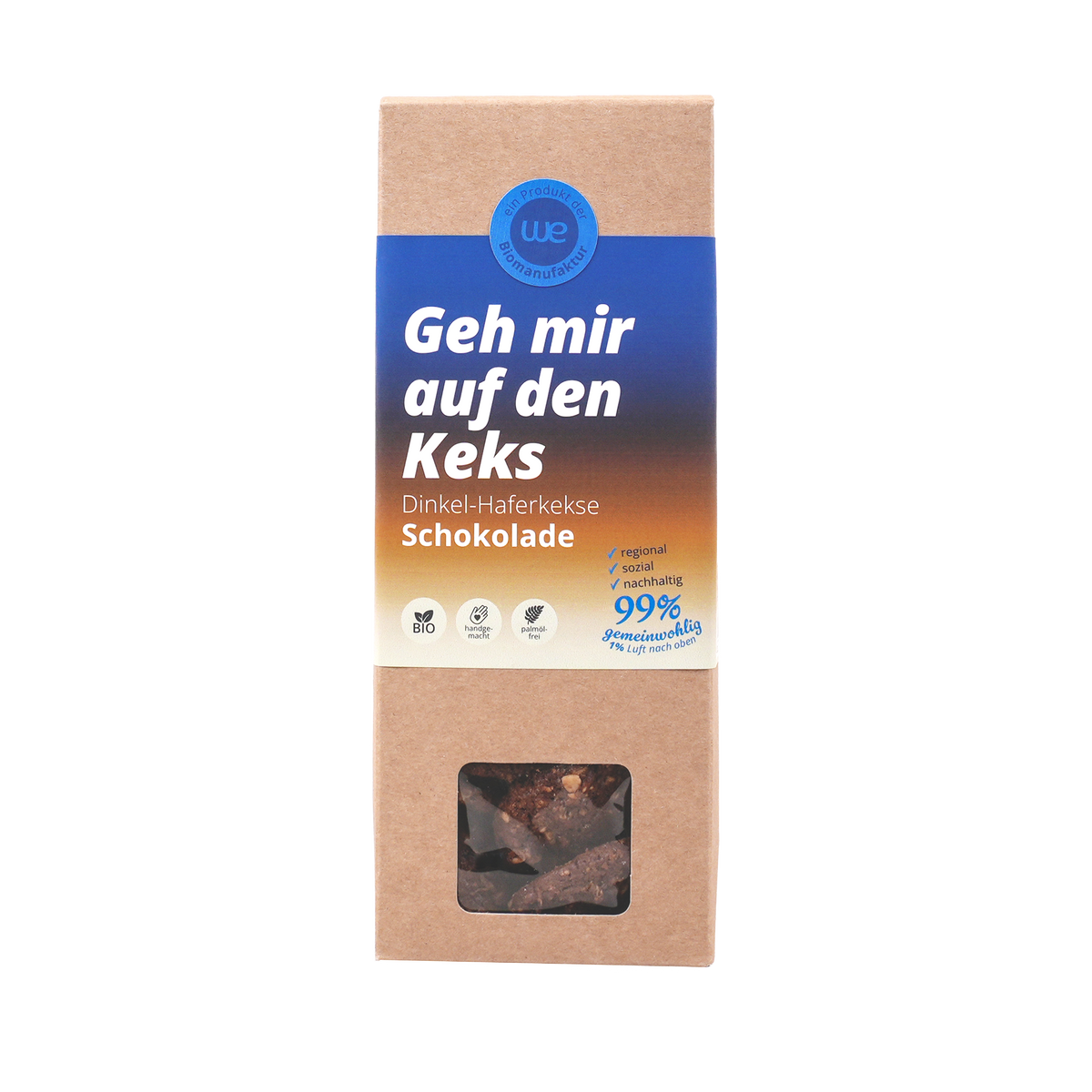 Dinkel-Haferkekse Schokolade Bio